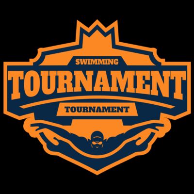 Swimming Tournament logo template Thumbnail