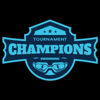 Champions Tournament Swimming logo template Thumbnail