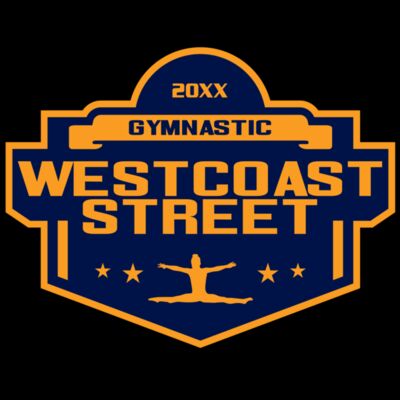 West Coast Street Gymnastic logo template 02 Thumbnail